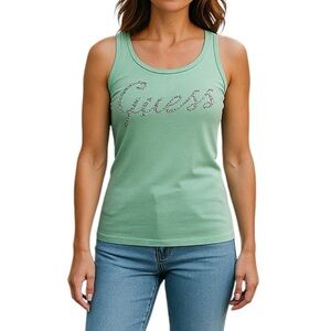 Guess Tank Top Mint Green
